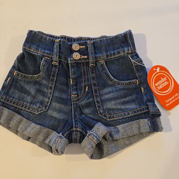 Wonder Nation Denim Shorts‎ 2T NWT - Picture 1 of 5